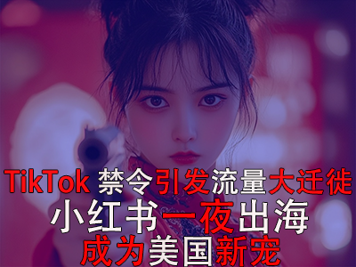 TikTok禁令引發(fā)流量大遷徙：小紅書一夜出海，成為美國(guó)新寵