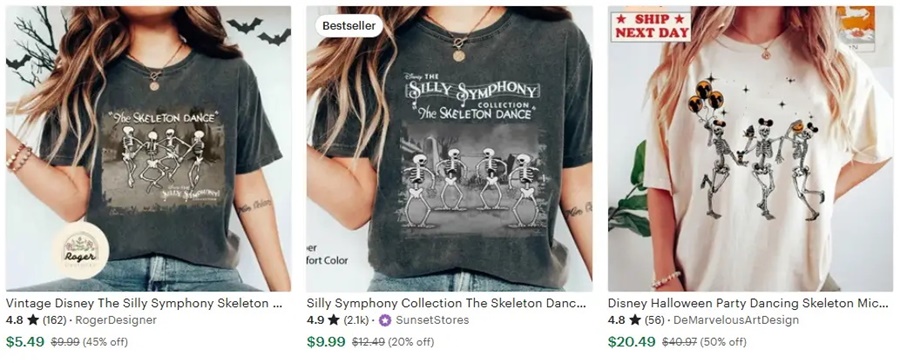 t恤定制萬圣節(jié)元素骷髏舞會