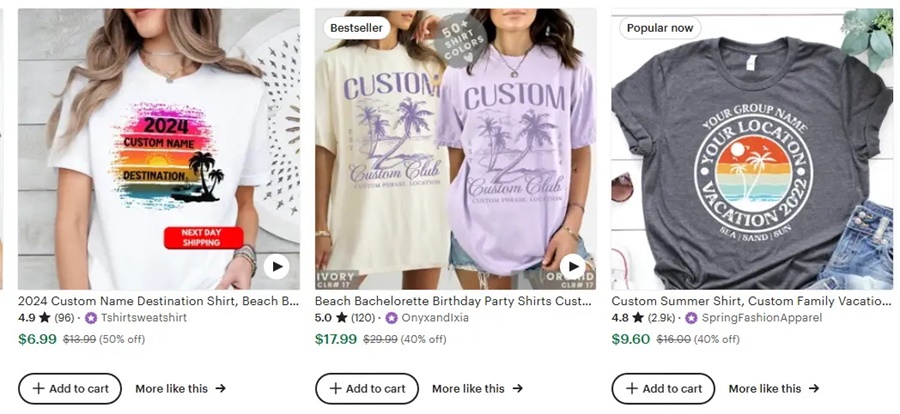 家庭旅行定制T恤創(chuàng)意之目的地主題