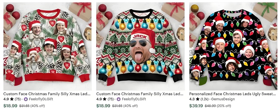 pod服裝定制的熱門主題之冬季和節(jié)日