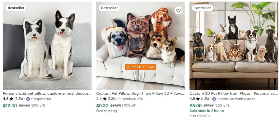 熱門定制抱枕的設(shè)計(jì)主題之寵物枕頭