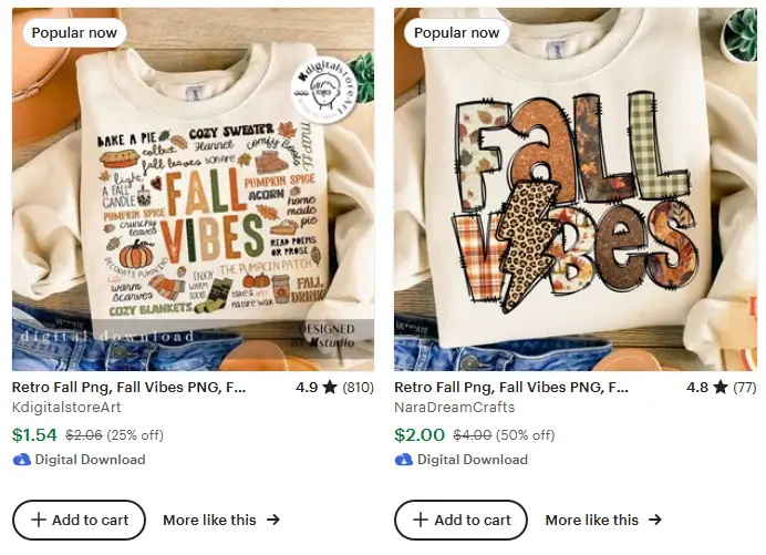 跨境選品思路，秋冬T恤設(shè)計(jì)元素推薦之純粹的秋意