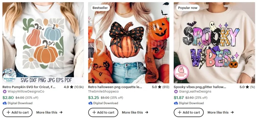 跨境選品思路，秋冬T恤設(shè)計(jì)元素推薦之萬(wàn)圣節(jié)元素