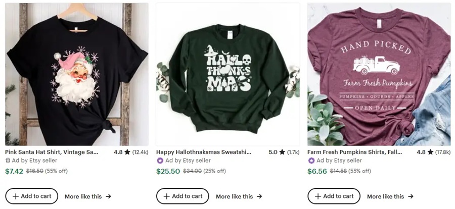 跨境選品思路，秋冬T恤設(shè)計(jì)元素推薦之特殊節(jié)日設(shè)計(jì)