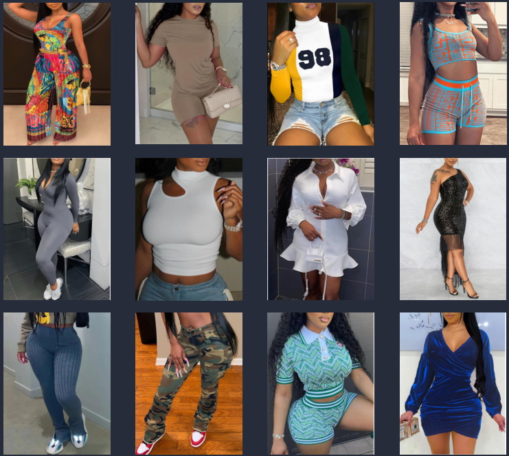 Temu2025女裝上新重點歐美市場-黑人時尚