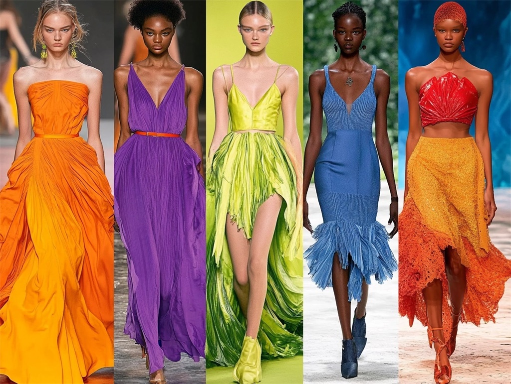 【POD服裝設計】2025春夏連衣裙十大流行色:時尚與設計的新篇章